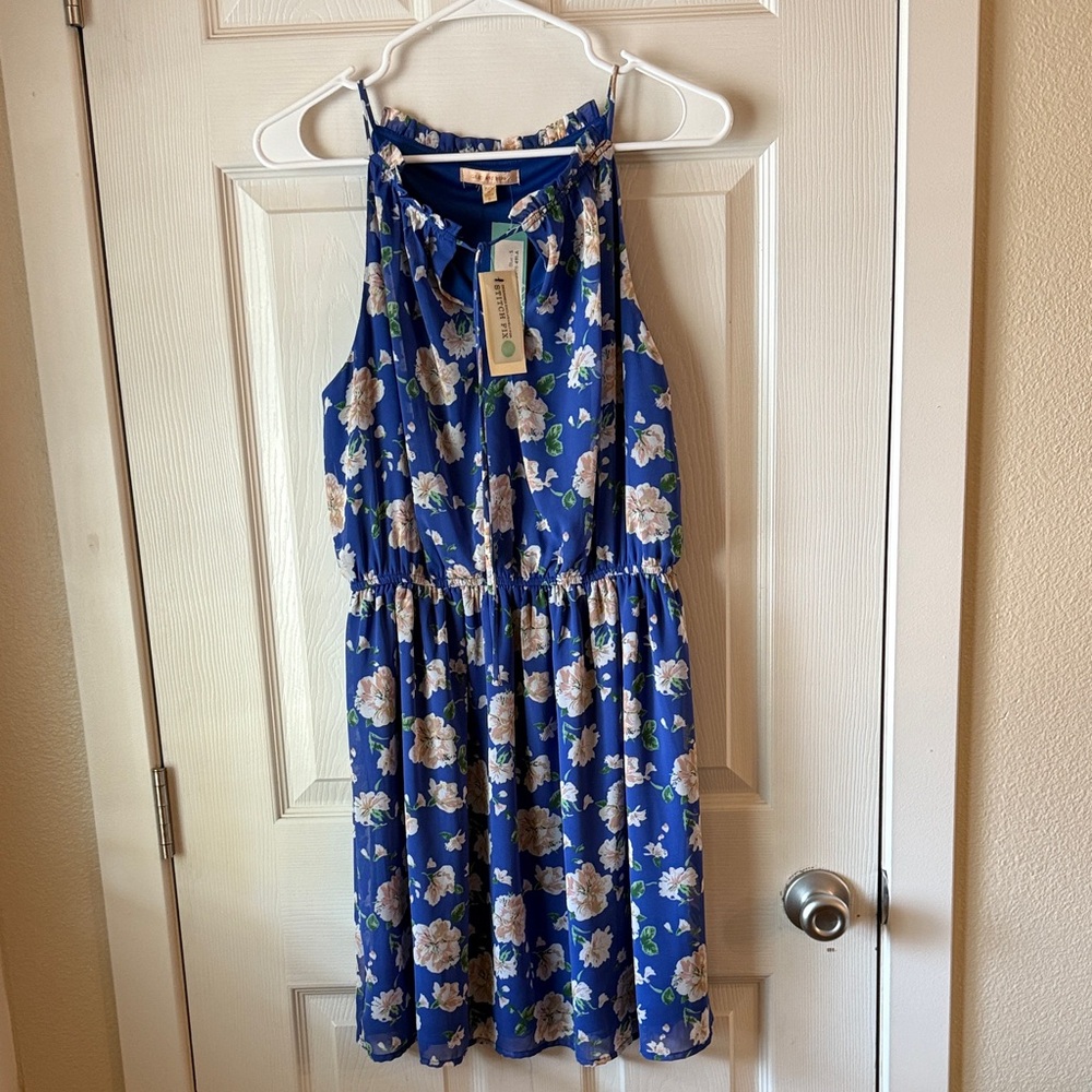 NWT Stitch Fix “ Skies Are Blue” Dress Upper cute